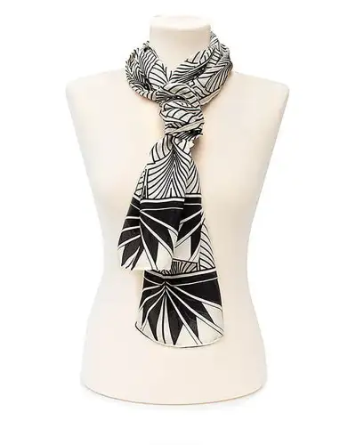 Scarves Fox and Chave Deco New York Crêpe De Chine Scarf £45.00