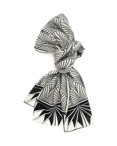 Scarves Fox and Chave Deco New York Crêpe De Chine Scarf £45.00