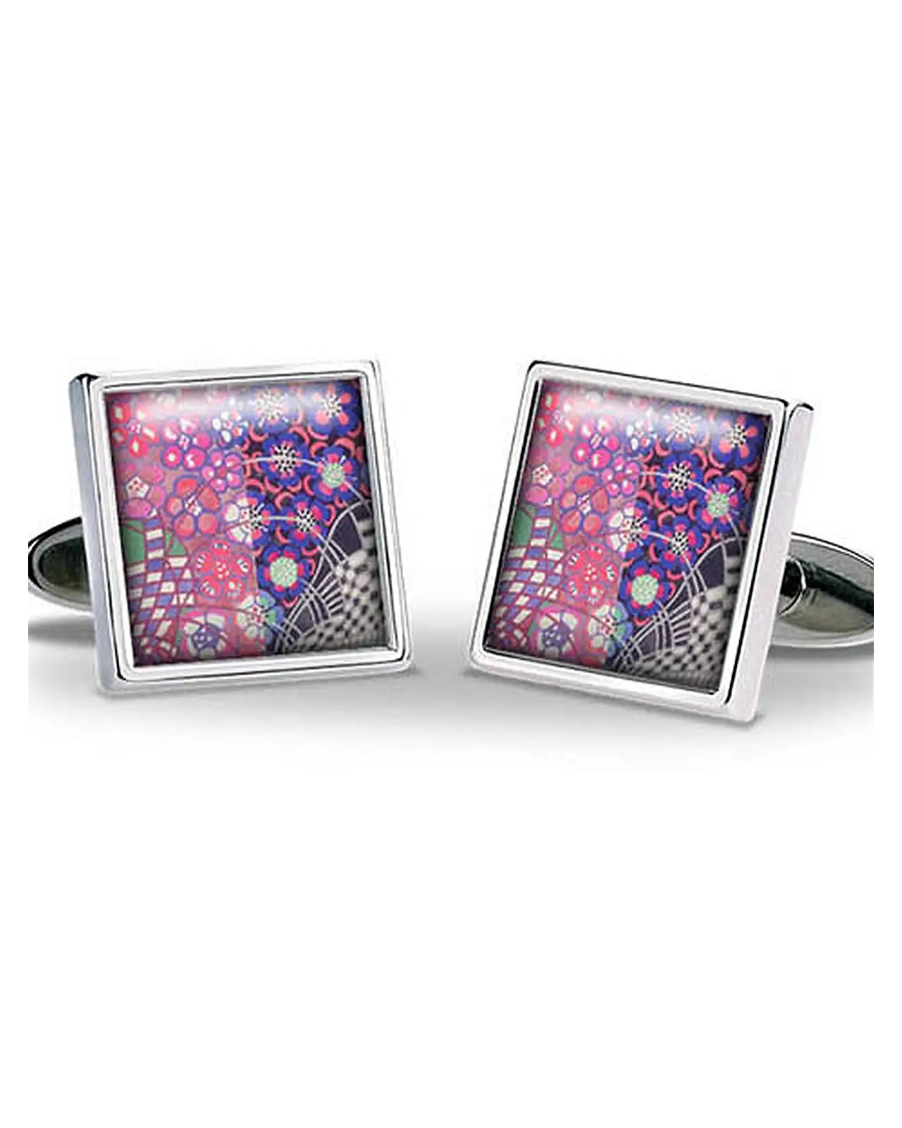 Others Fox and Chave Mackintosh Purple and Pink Cufflinks £29.00
