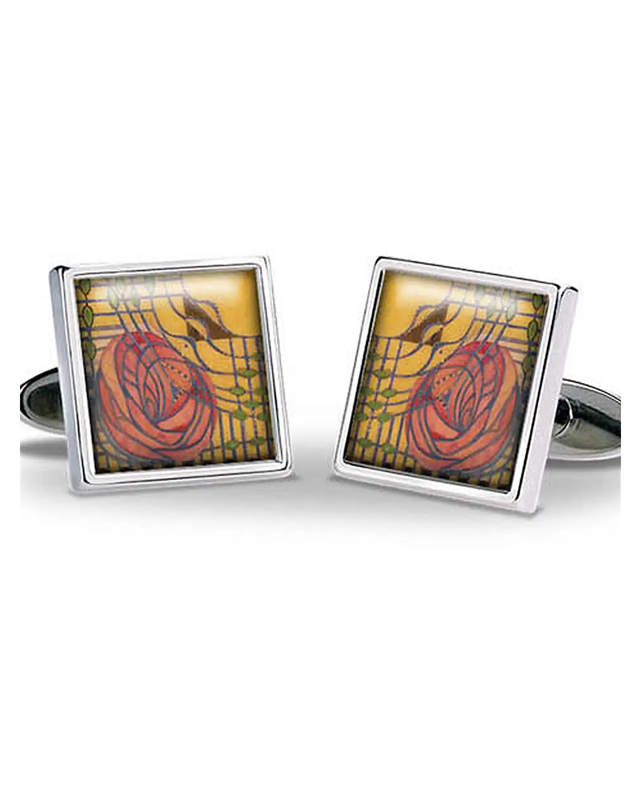 Others Fox and Chave Mackintosh Stylised Rose Cufflinks £29.00
