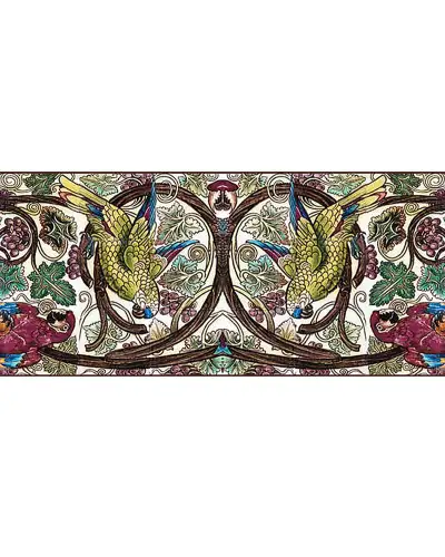 Scarves Fox and Chave De Morgan Parrots Silk Habotai Scarf £50.00