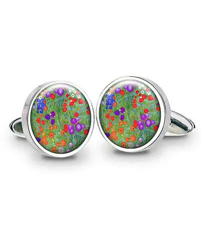 Others Fox and Chave Klimt Flower Garden Cufflinks £29.00