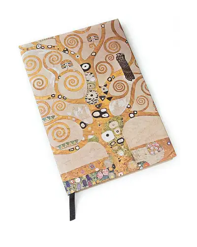 Klimt Tree Of Life A5 Hardback Notebook | Fox and Chave FC NB002 Notebook