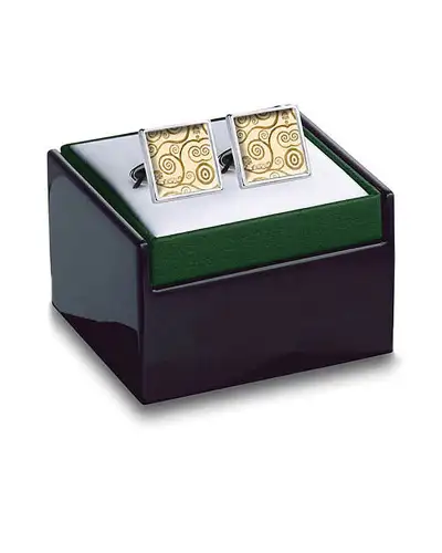 Others Fox and Chave Klimt Tree Of Life Gold Cufflinks £29.00