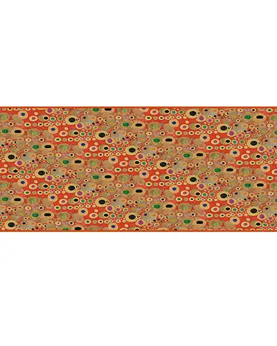 Scarves Fox and Chave Klimt Red Crêpe De Chine Scarf £45.00