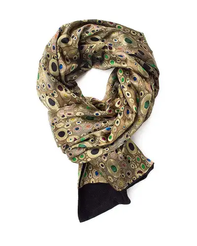 Scarves Fox and Chave Klimt Gold Poshmina Stole £116.00