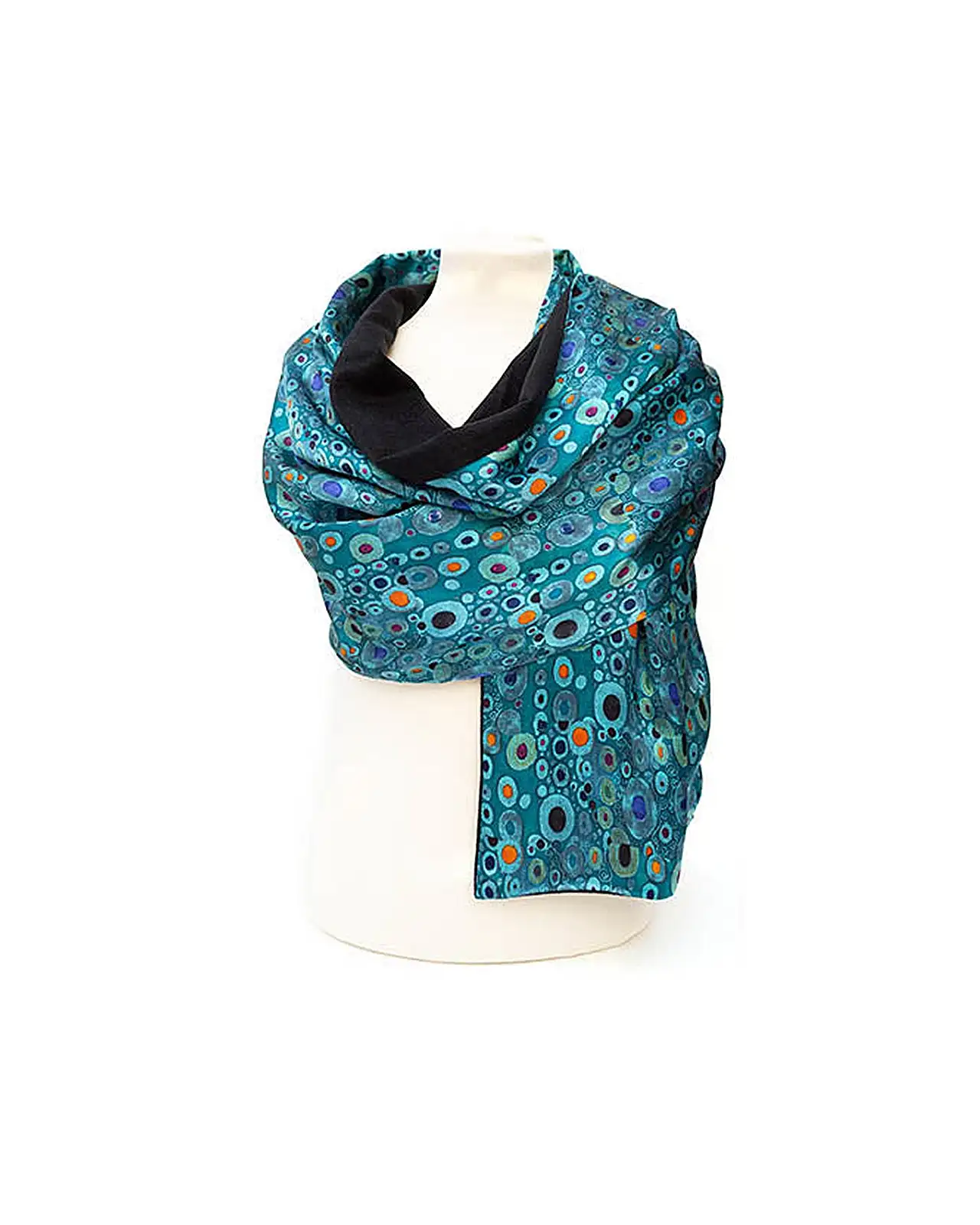 Scarves Fox and Chave Klimt Turquoise Poshmina Stole £116.00