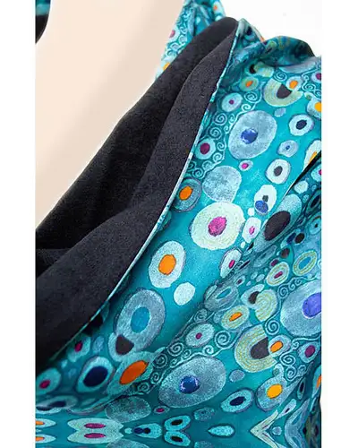 Scarves Fox and Chave Klimt Turquoise Poshmina Stole £116.00