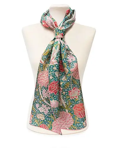 Scarves Fox and Chave Morris Cray Habotai Scarf £42.00