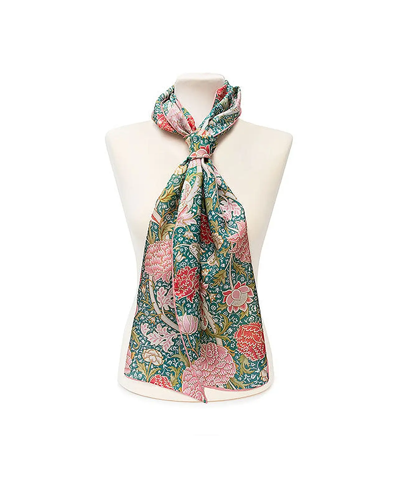 Scarves Fox and Chave Morris Cray Habotai Scarf £42.00