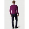 Jumpers Brook Taverner Dorset Plum Cotton Merino V-Neck Jumper £54.00