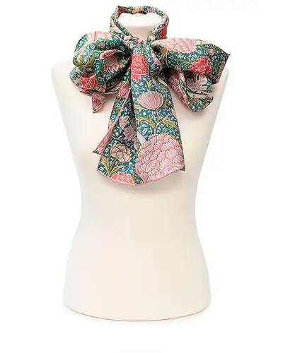 Scarves Fox and Chave Morris Cray Habotai Scarf £42.00