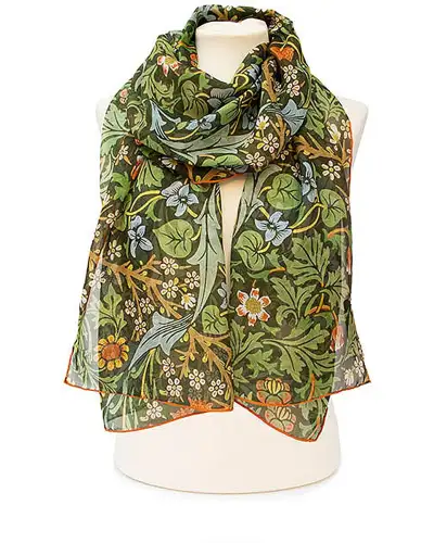 Scarves Fox and Chave Morris Blackthorn Chiffon Scarf £52.00