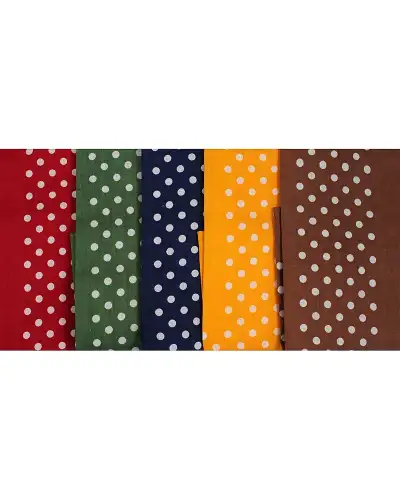 Pocket Square Soprano Ties Soprano 5 Different Colours Of Spotted Cotton Hankies £23.00