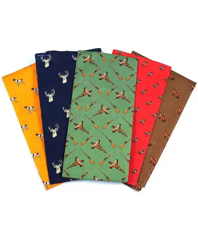 Cotton Hankies Soprano Ties Soprano Country Themed Pack Of Five Cotton Handkerchiefs £23.00