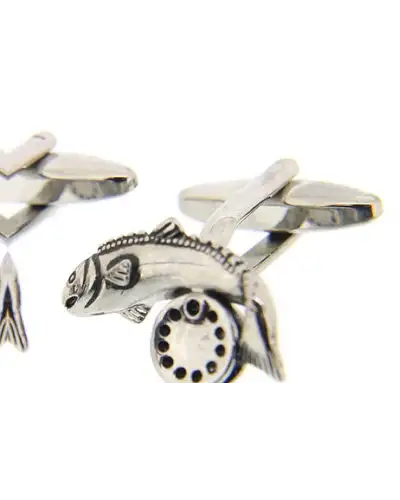 Cufflinks Soprano Ties Soprano Fish And Reel Country Cufflinks £23.00