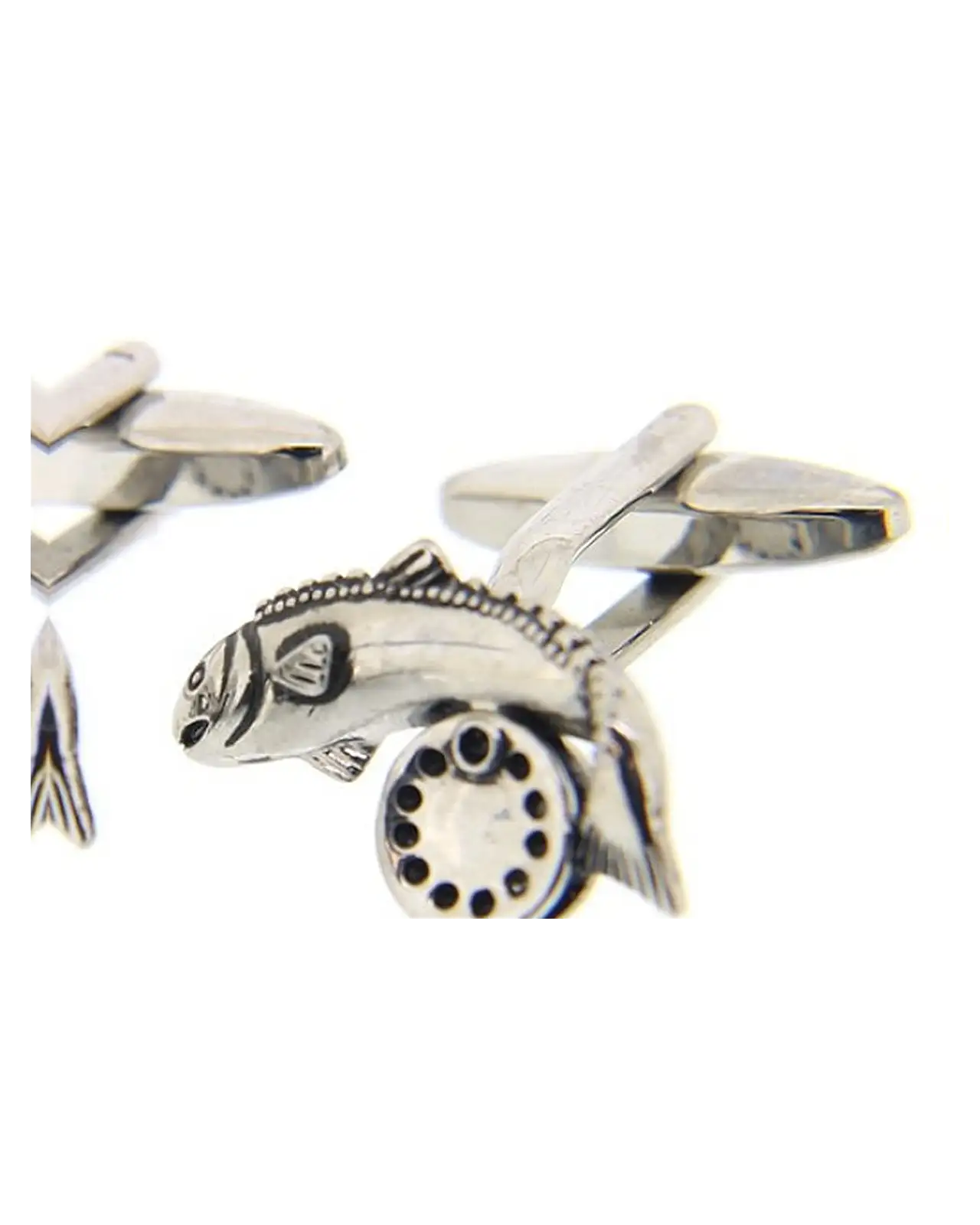 Cufflinks Soprano Ties Soprano Fish And Reel Country Cufflinks £23.00
