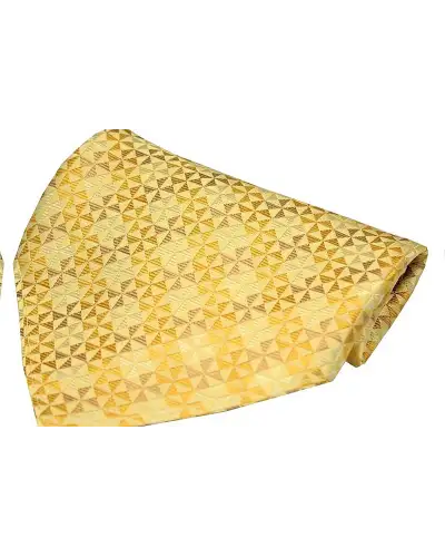 Gold Windmill Design Silk Hanky | Soprano Ties ST HANKWST7246 Silk Hankie