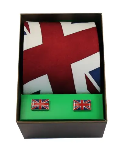 Gift Sets Soprano Ties Union Jack Tie And Cufflink Set £34.00