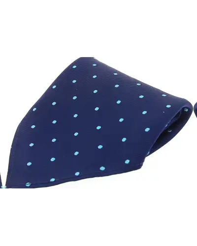 Pocket Square Soprano Ties Soprano Navy With Blue Spots Silk Pocket Square £9.00