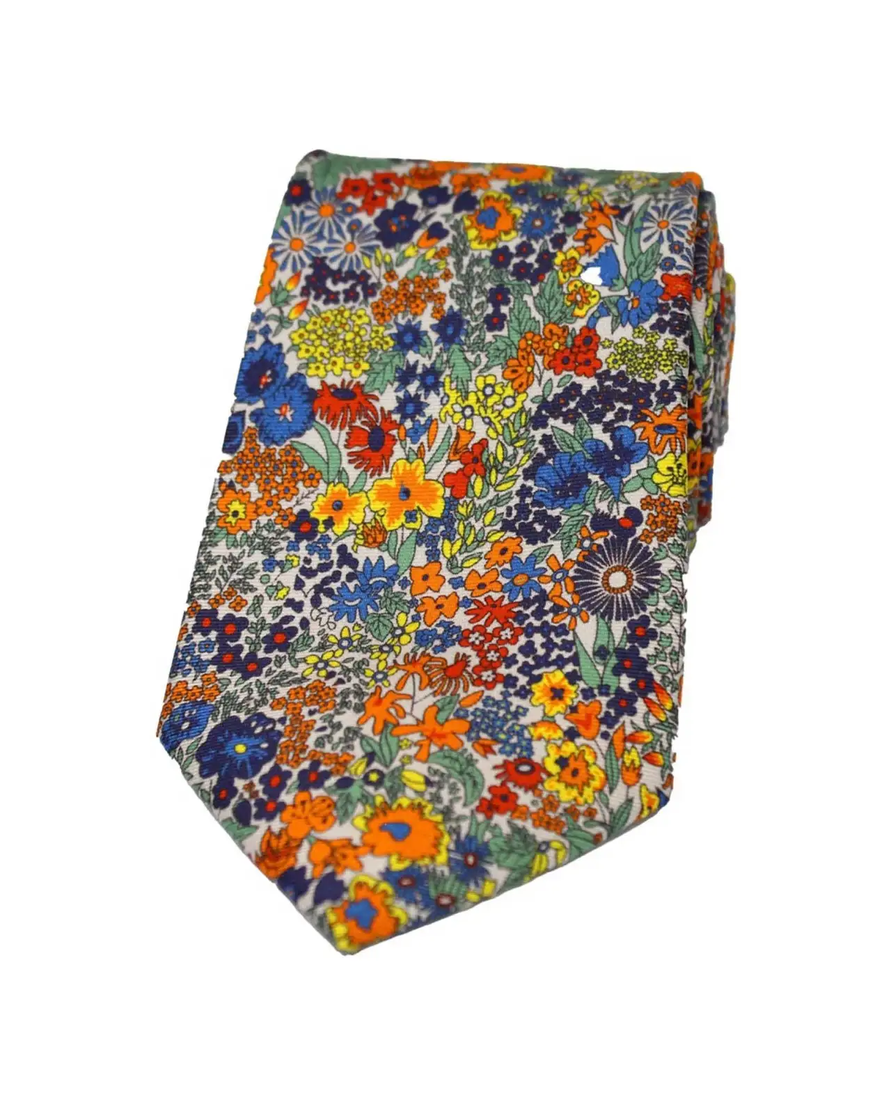 Posh & Dandy Ties Soprano Ties Posh And Dandy Busy Floral Multi Coloured Silk Tie £31.00