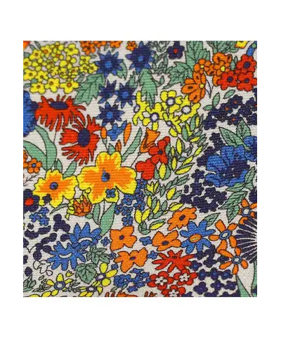 Posh & Dandy Ties Soprano Ties Posh And Dandy Busy Floral Multi Coloured Silk Tie £31.00