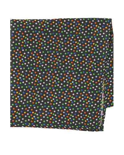 Pocket Square Soprano Ties Posh And Dandy Black Ground Multi Pin Dots Silk Pocket Square £9.00