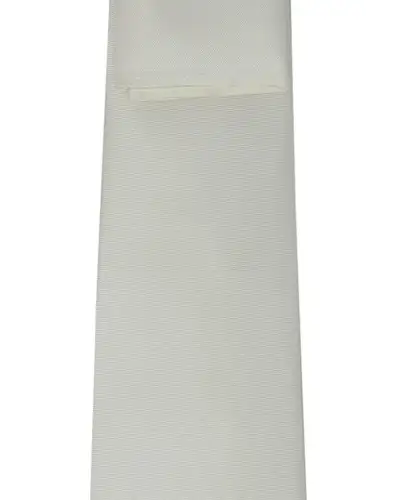 Polyester Ties Soprano Ties Mr Jason Matching Plain Ivory Polyester Tie And Hanky Set £8.00