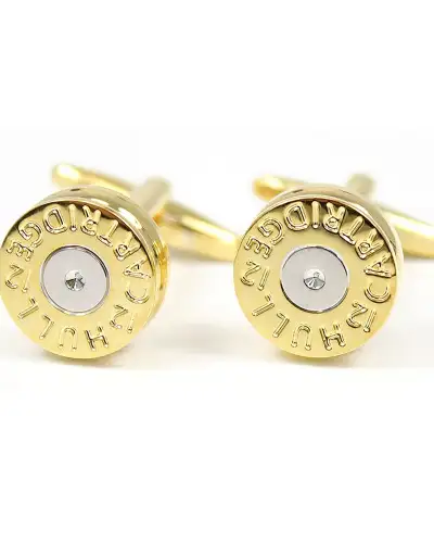 Cufflinks Soprano Ties Soprano Gold Shotgun Cartridge £23.00