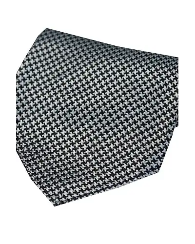 Silk Hankies Soprano Ties Soprano Black And Grey Dogtooth Silk Hanky £9.00