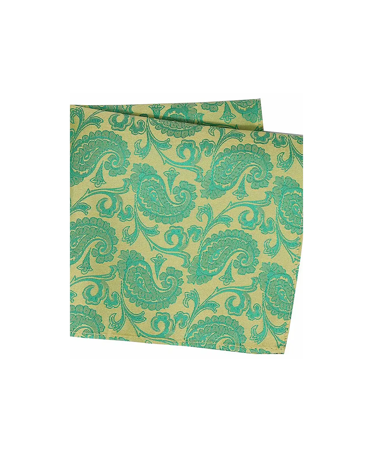 Pocket Square Soprano Ties Soprano Jade Paisley Woven Silk Pocket Square £9.00