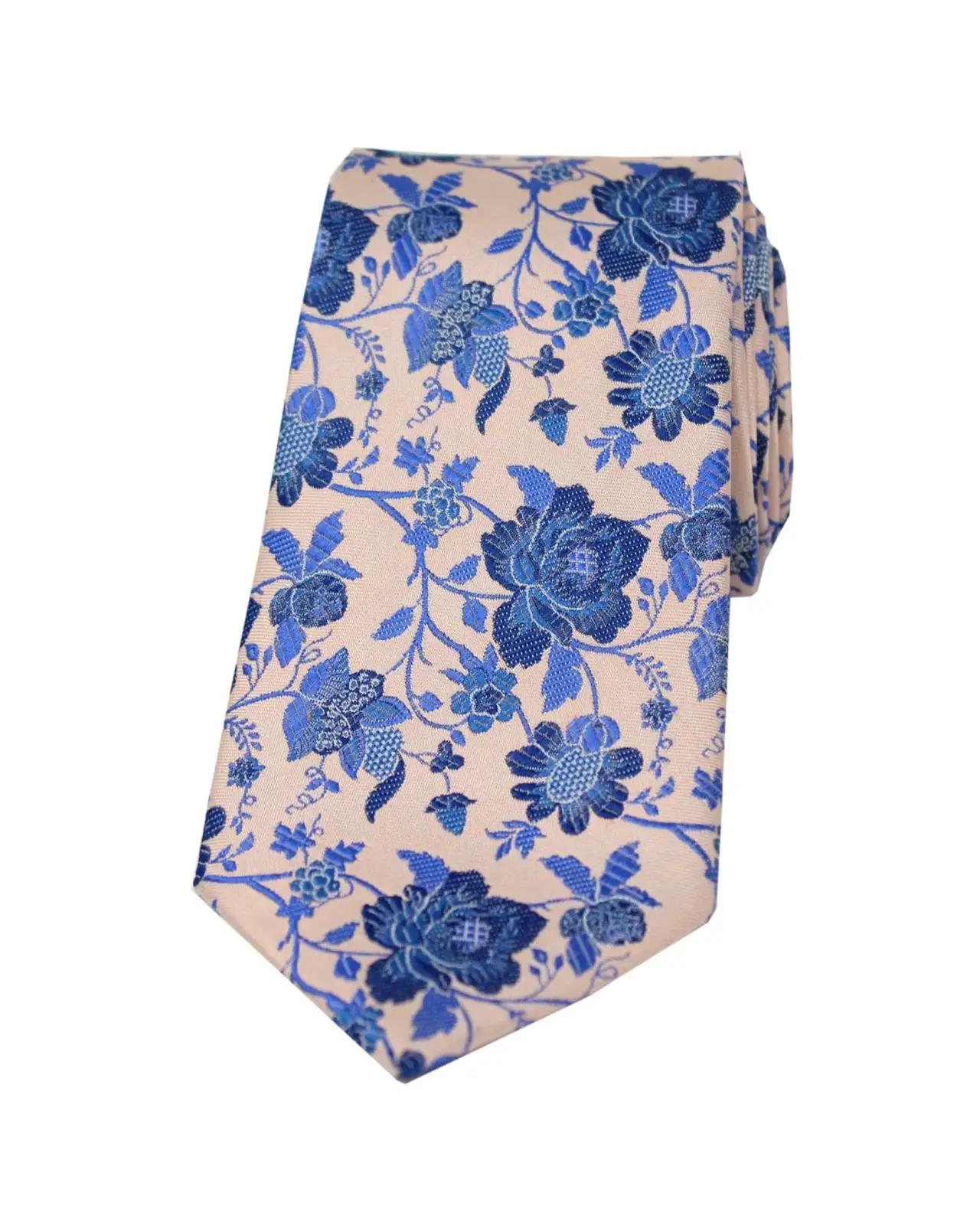 Silk Ties Soprano Ties Soprano Pastel Pink Floral Luxury Silk Tie £24.00