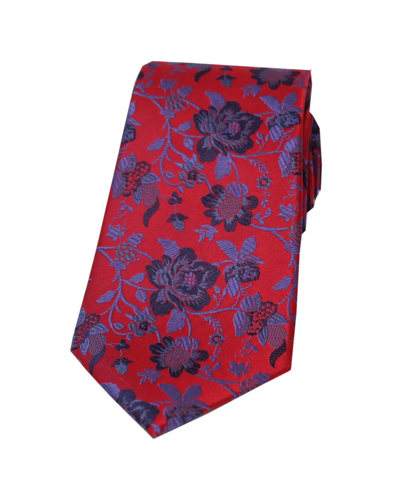 Silk Ties Soprano Ties Soprano Red Floral Patterned Silk Tie £24.00