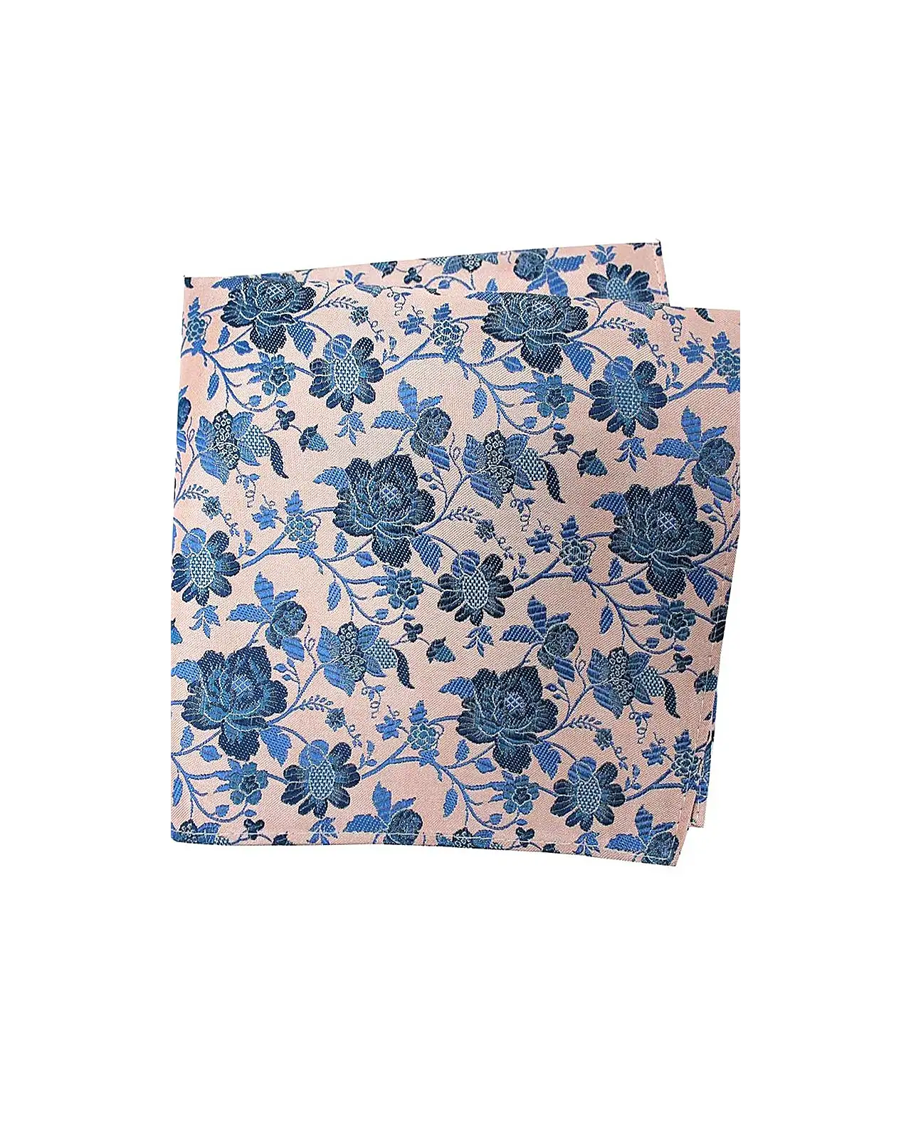 Pocket Square Soprano Ties Soprano Pastel Pink Floral Pattern Silk Handkerchief £15.00