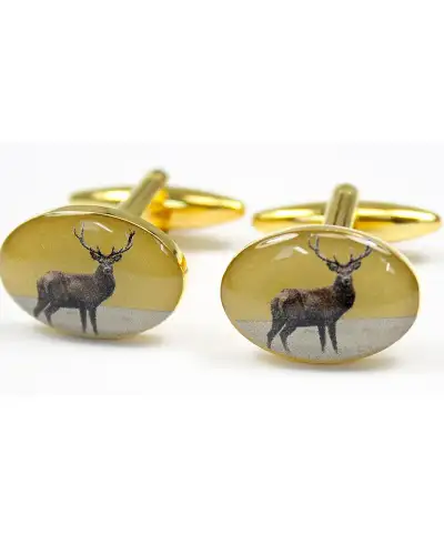 Cufflinks Soprano Ties Soprano Standing Stag Country Cufflinks £23.00