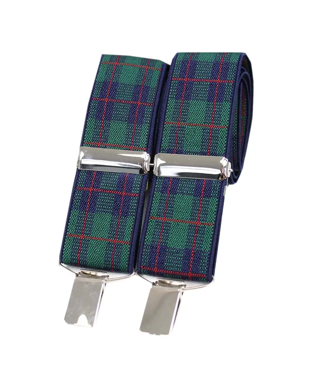 Braces Soprano Ties Soprano Black Watch Tartan Patterned 35Mm X Style Braces £23.00