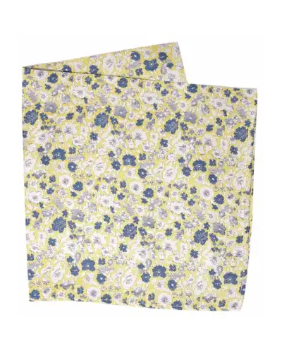 Pocket Square Soprano Ties Soprano Light Yellow Floral Silk Pocket Square £16.00