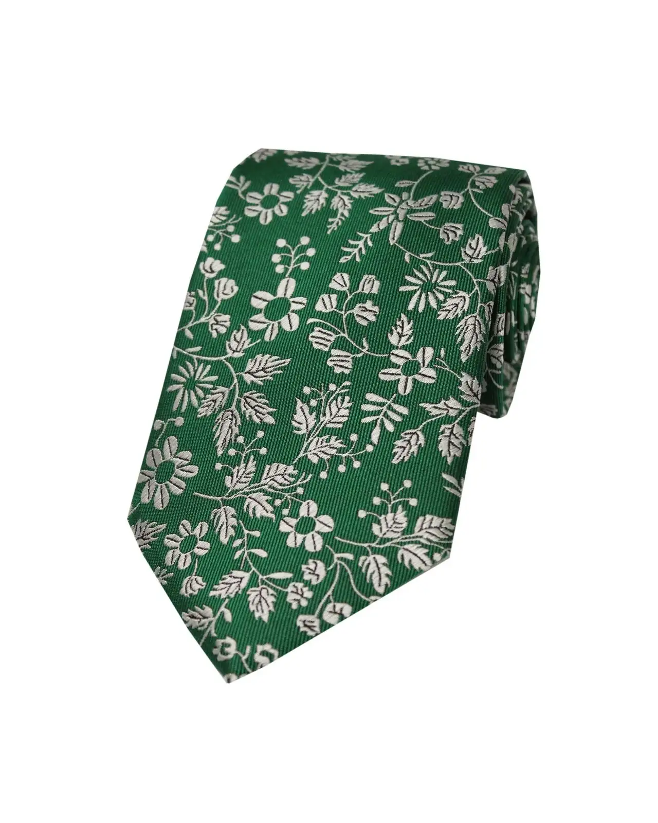 Silk Ties Soprano Ties Soprano Forest Green Floral Silk Tie £21.00