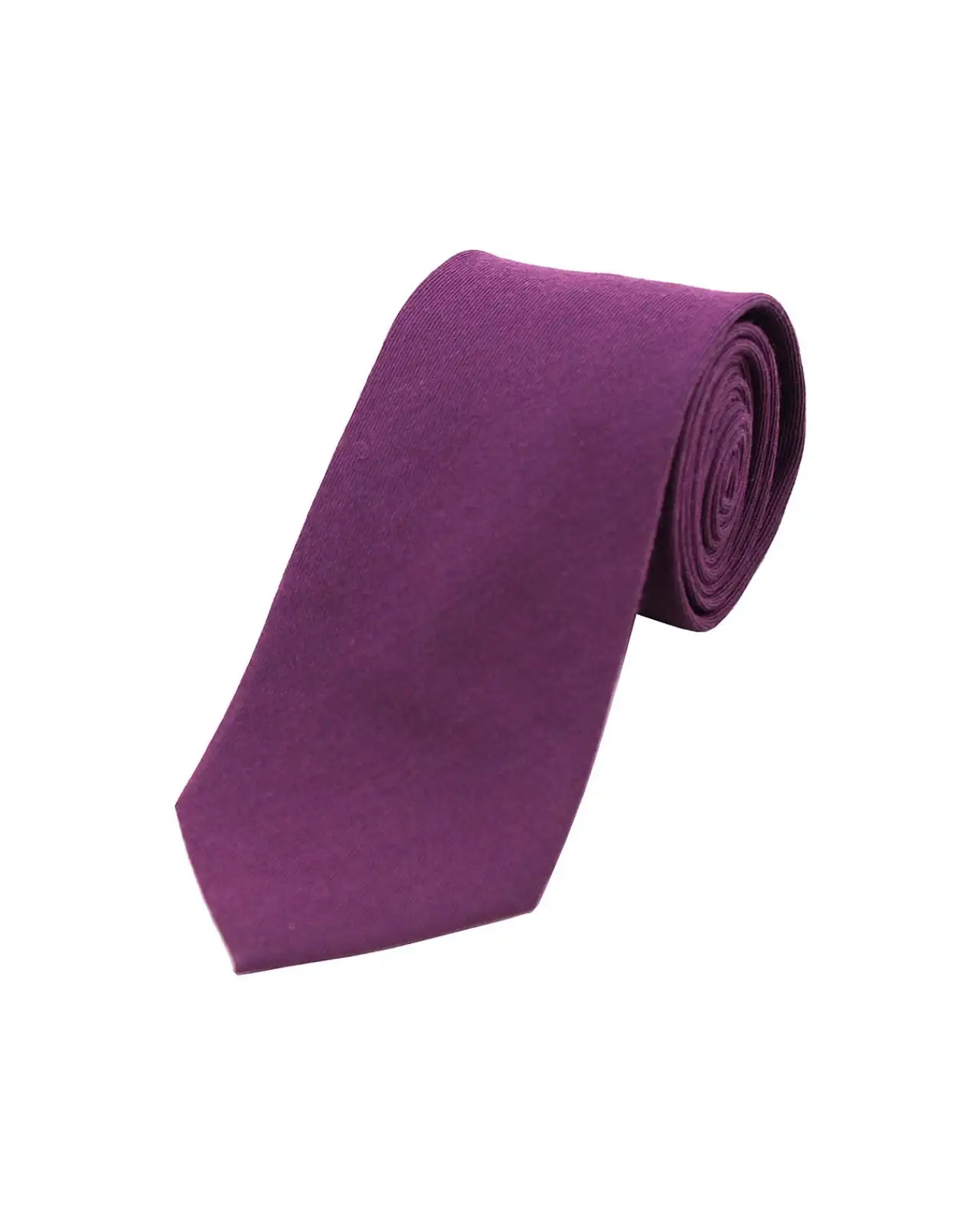 Wool Ties Soprano Ties Soprano Plain Purple Wool Rich Tie £10.00