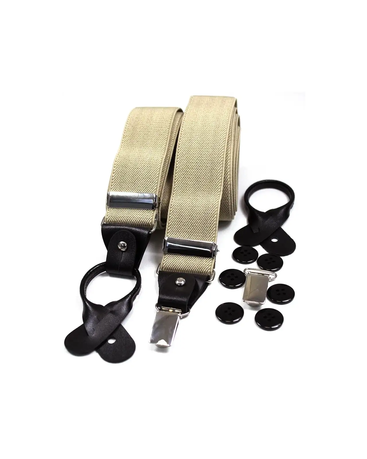 Braces Soprano Ties Soprano Camel 35Mm Leather End Braces £27.00