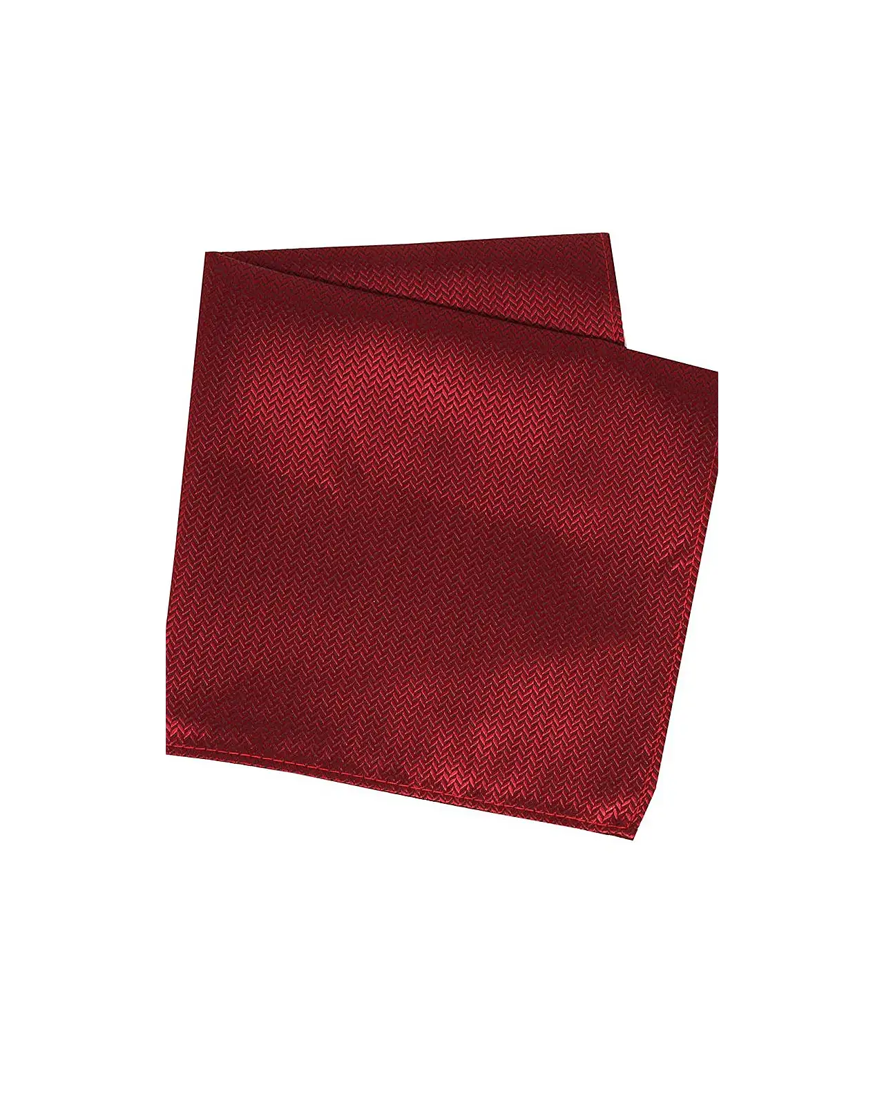 Pocket Square Soprano Ties Soprano Burgundy Herringbone Silk Pocket Square £15.00