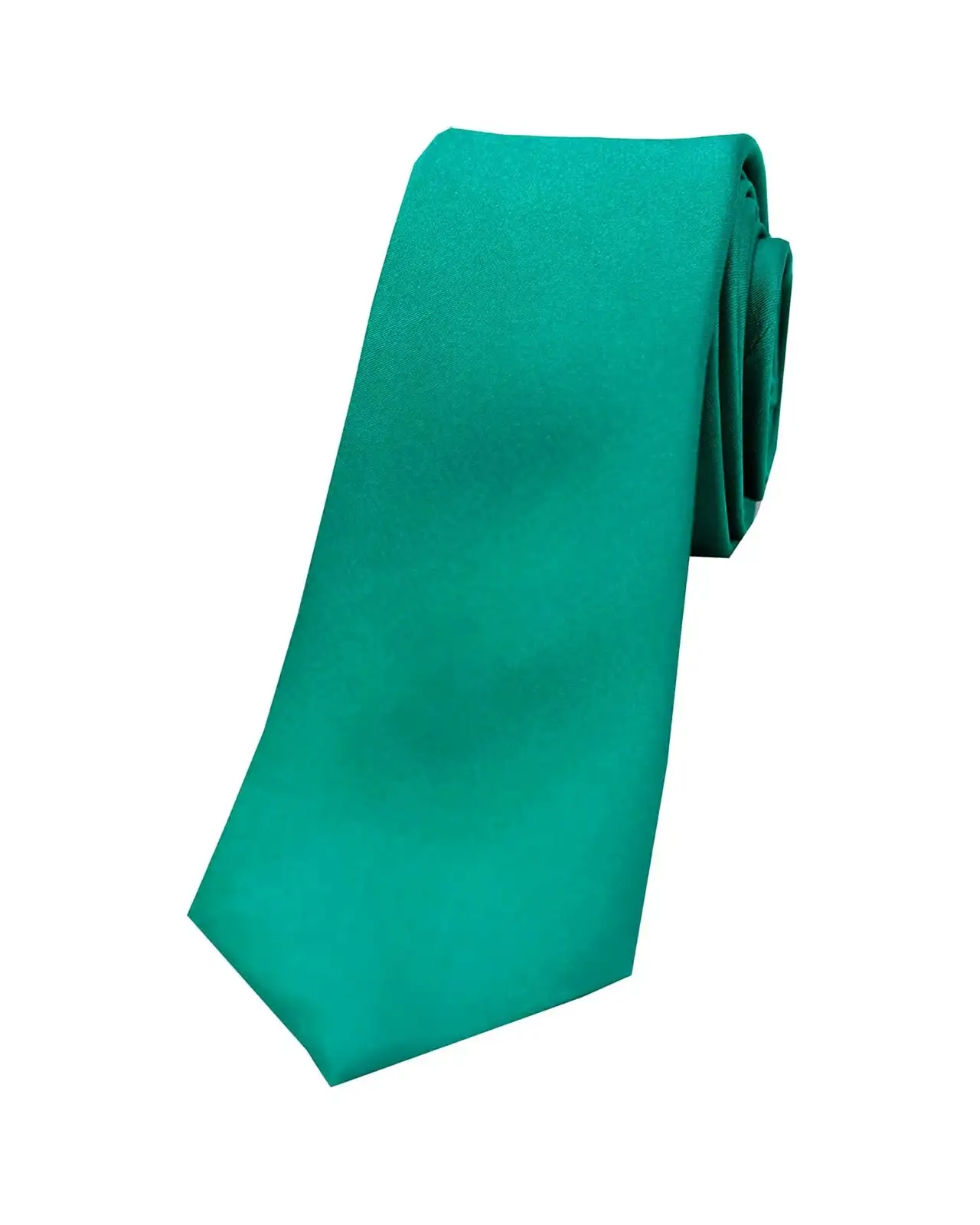 Thin Ties Soprano Ties Soprano Sea Green Satin Silk Thin Tie £9.00