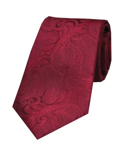 Paisley Ties Soprano Ties Soprano Wine Luxury Tonal Paisley Silk Tie £24.00