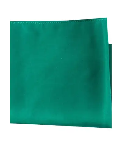 Soprano Sea Green Satin Silk Hanky | Soprano Ties ST HANKWQ SEA GREEN Silk Hankie