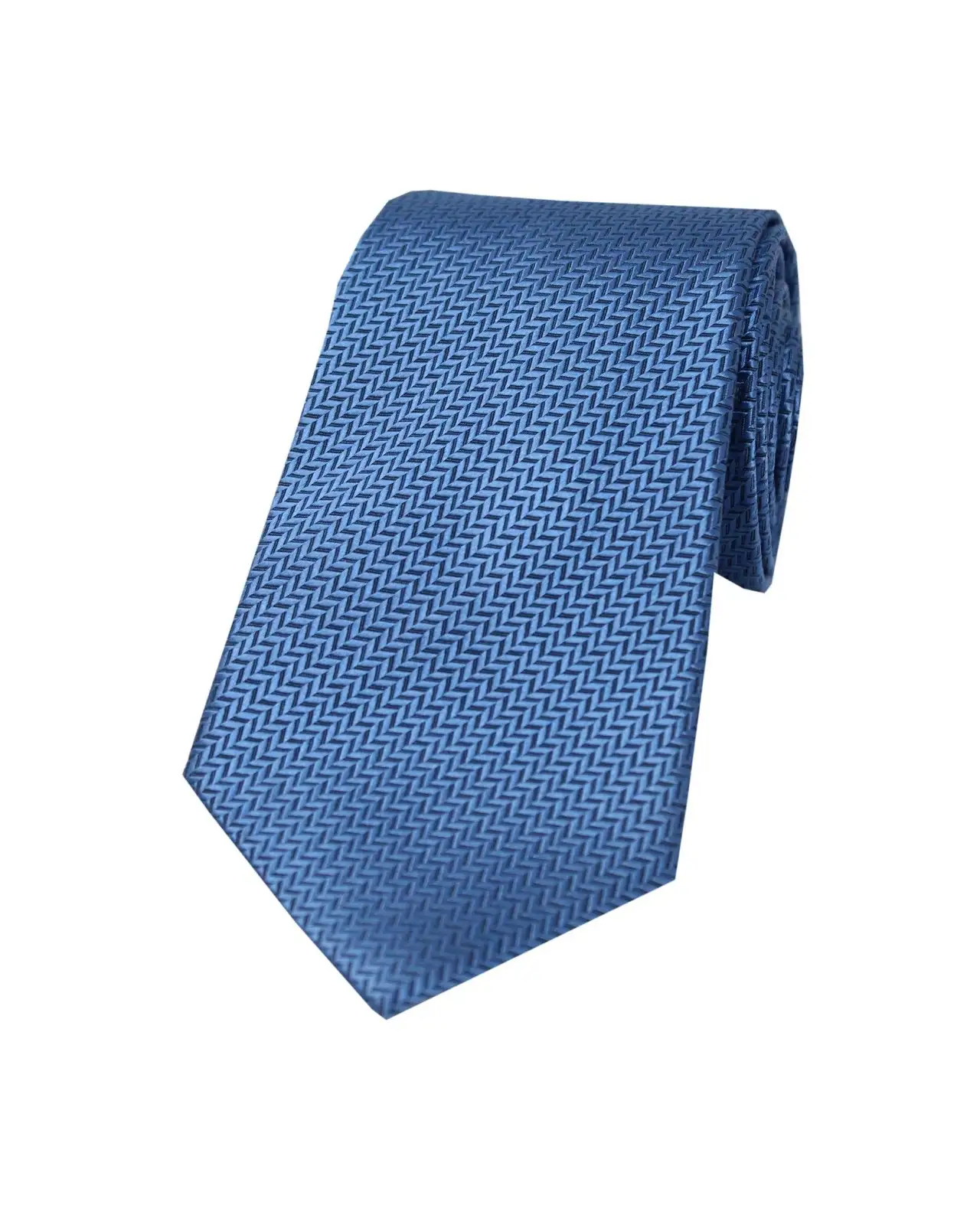 Silk Ties Soprano Ties Soprano Royal Blue Herringbone Silk Tie £23.00
