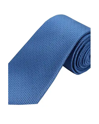 Silk Ties Soprano Ties Soprano Royal Blue Herringbone Silk Tie £23.00