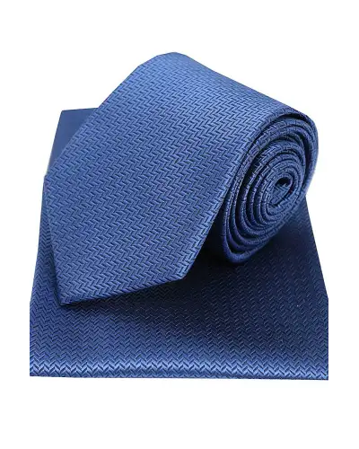 Silk Hankies Soprano Ties Soprano Royal Blue Herringbone Silk Tie And Hanky Set £34.00