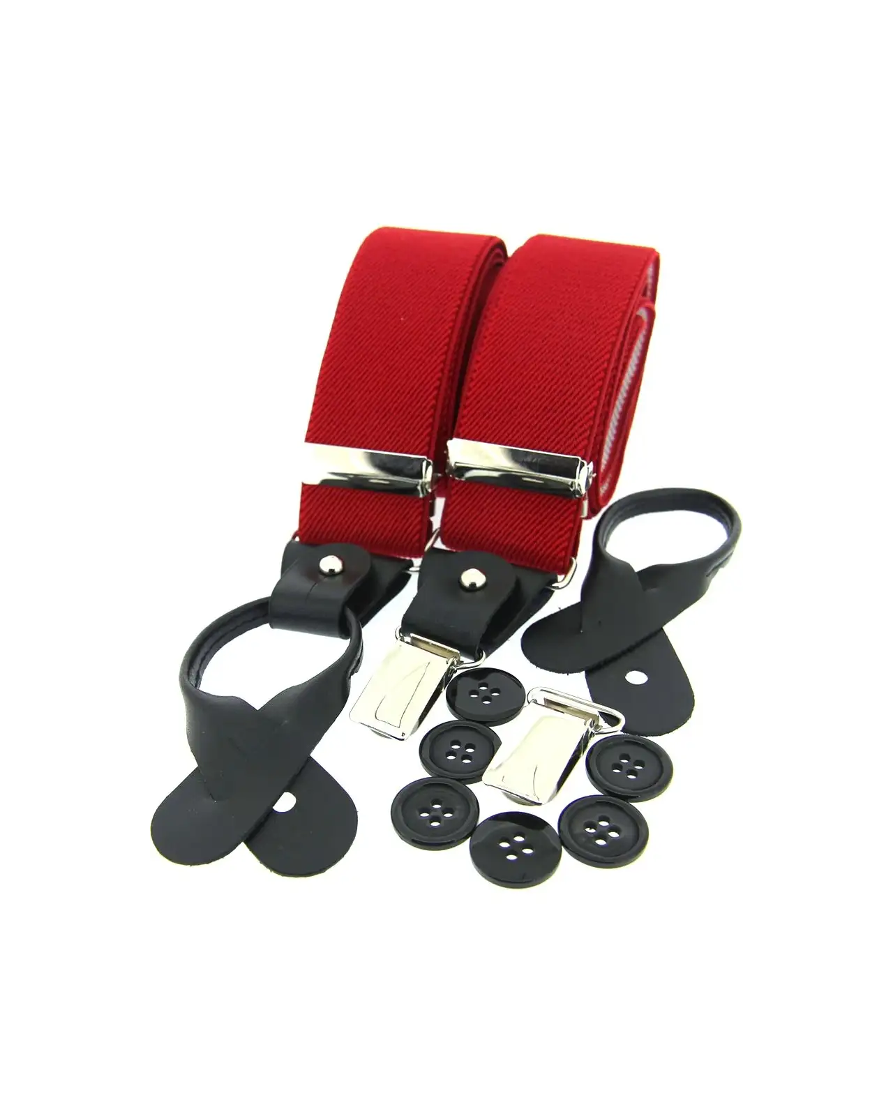 Braces Soprano Ties Soprano Red 35Mm Leather End Braces £27.00