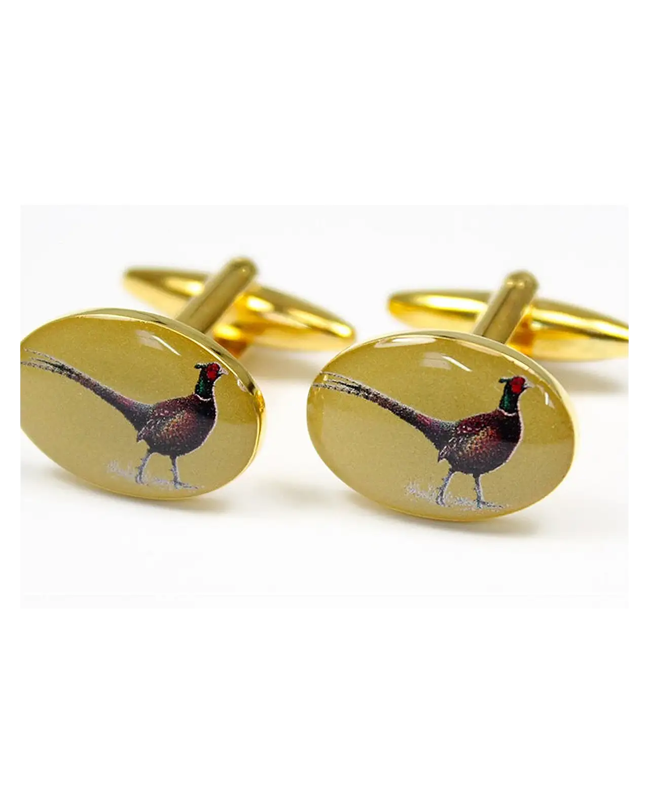 Cufflinks Soprano Ties Soprano Standing Pheasants Country Cufflinks £23.00