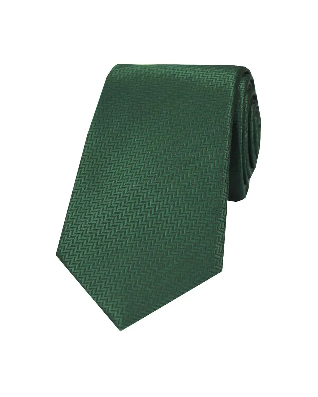 Silk Ties Soprano Ties Soprano Racing Green Herringbone Silk Tie £24.00